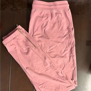 Pink Women’s Peak Zipper Joggers- tall